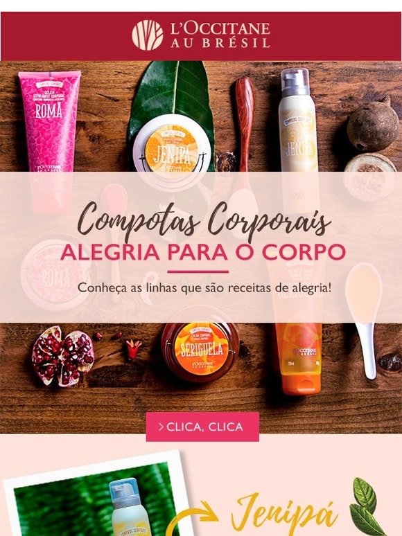 Compotas Corporais, aproveite a alegria da nossa linha e das nossas promoções!
