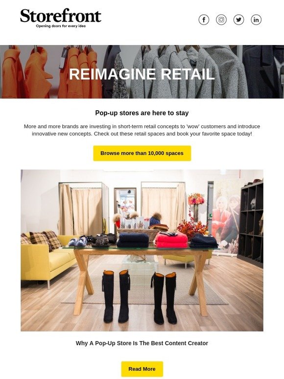 Pop-up stores: free your creativity!