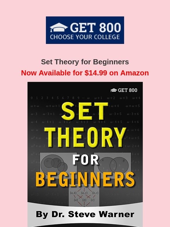 Set Theory for Beginners is Just $14.99