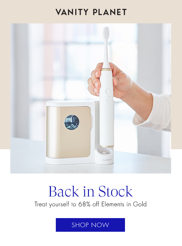 vanity planet elements sonic toothbrush