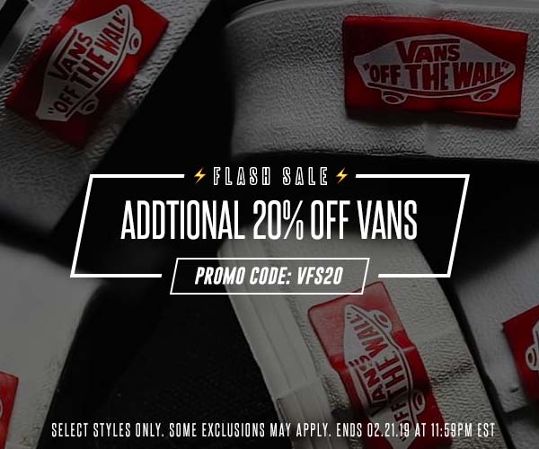 vans flash sale