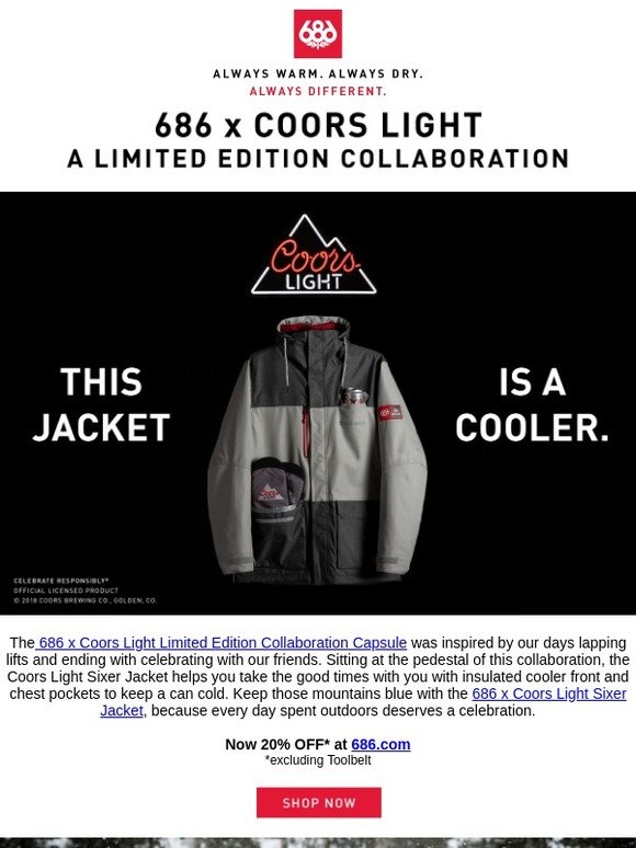 coors light sixer jacket