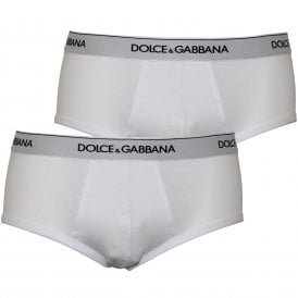 Dolce & Gabbana D&G Letters Print Men's Brando Brief Black/yellow 