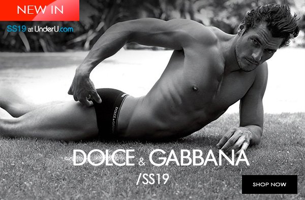 White Dolce & Gabbana DG Sport Mako Cotton Stretch Mens Midi Brief 