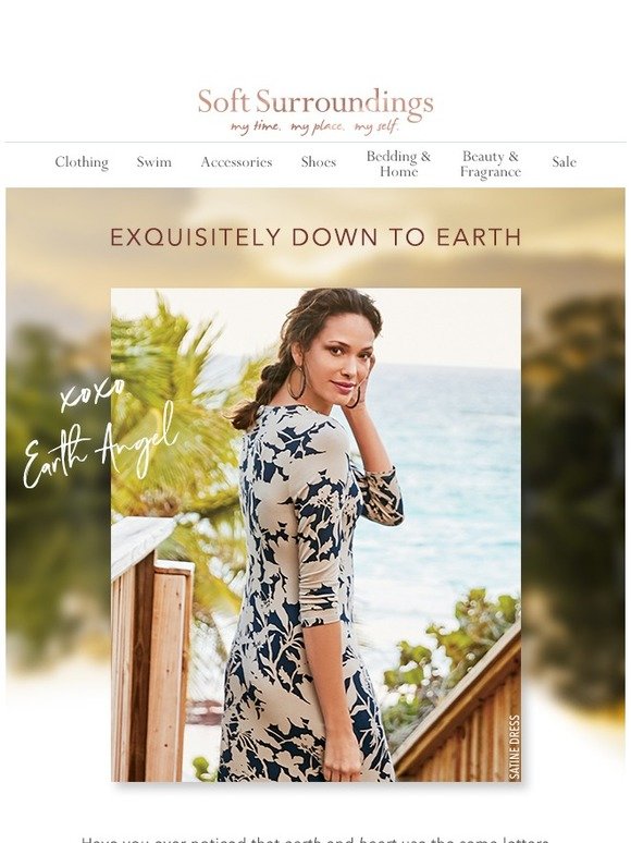 soft surroundings satine dress