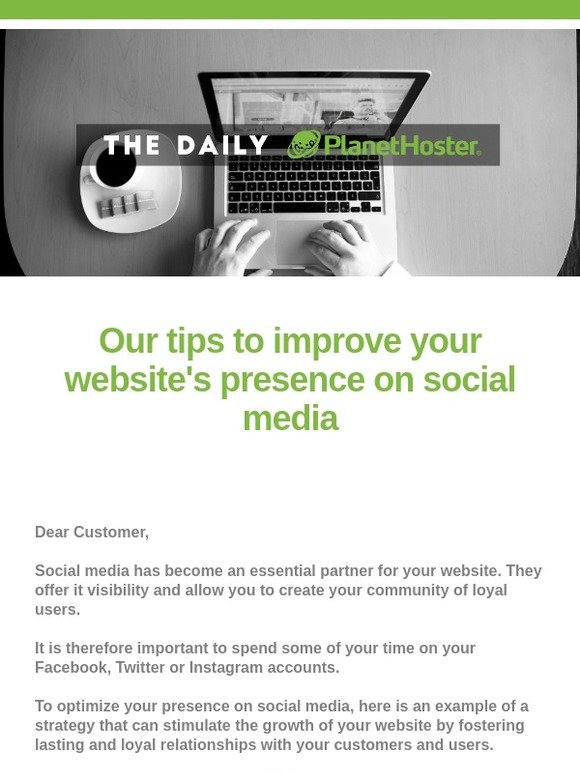 Our tips to improve your website’s presence on social media