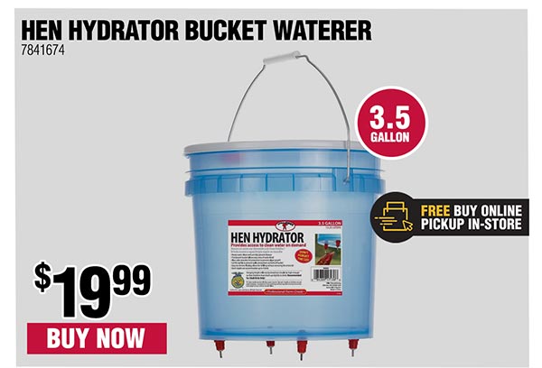 Hen Hydrator, 3.5 Gallon 