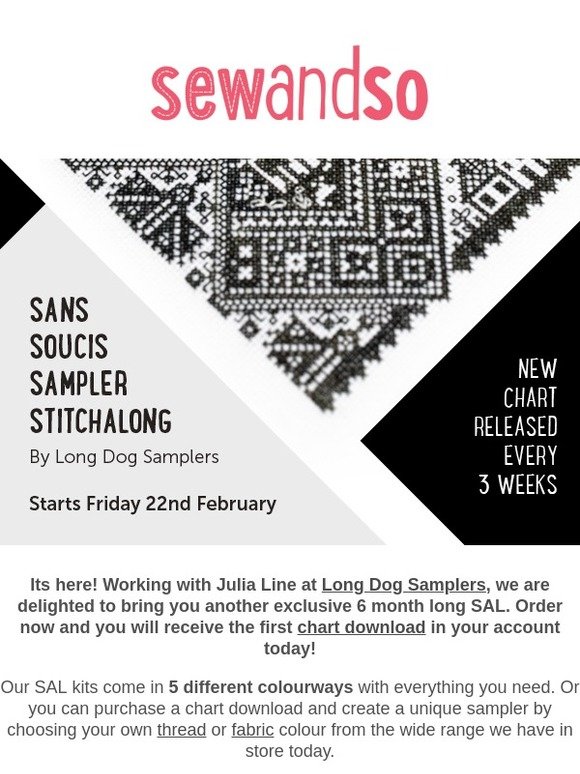 Exclusive Long Dog Stitchalong Starts Today!