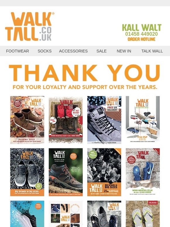 Thank you from all the Walktall team!