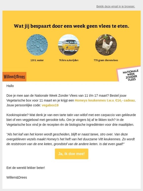 Vega inspiratie 🍲 én een keukenmes cadeau.