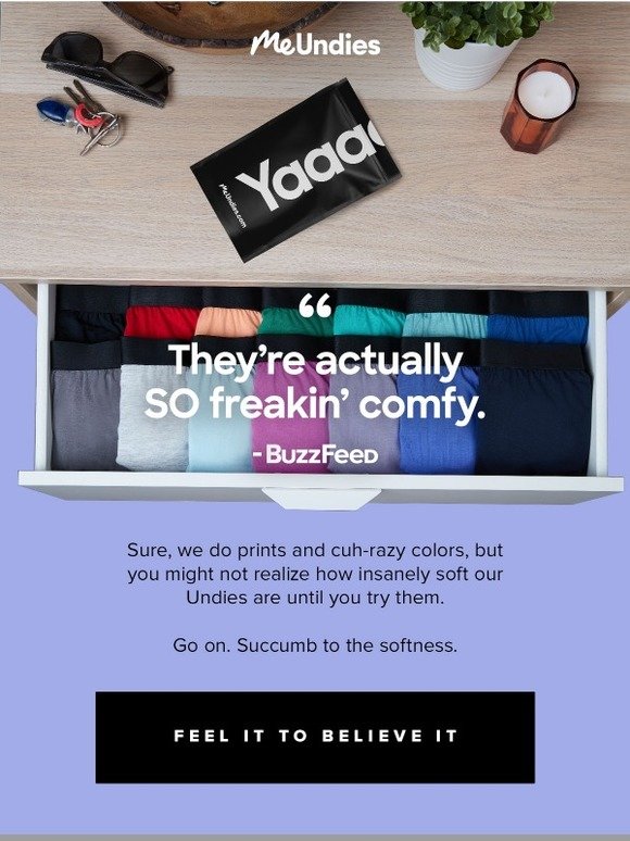 MeUndies Can You Handle the Softness? ☁️ Milled