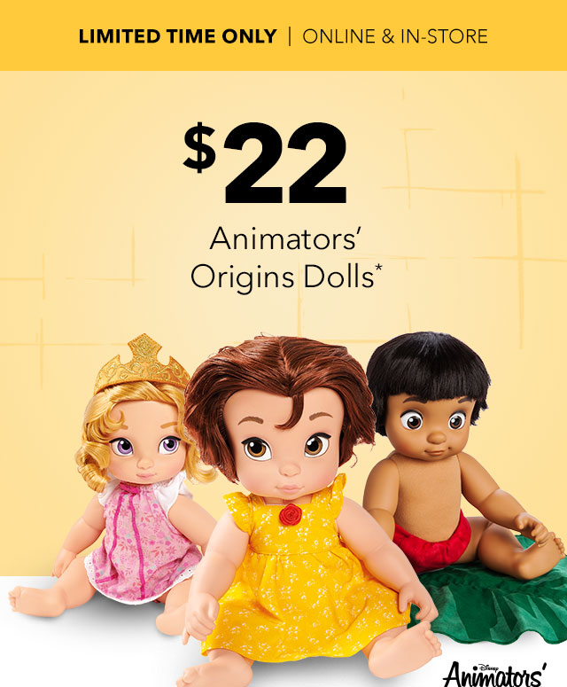 disney animators origins dolls