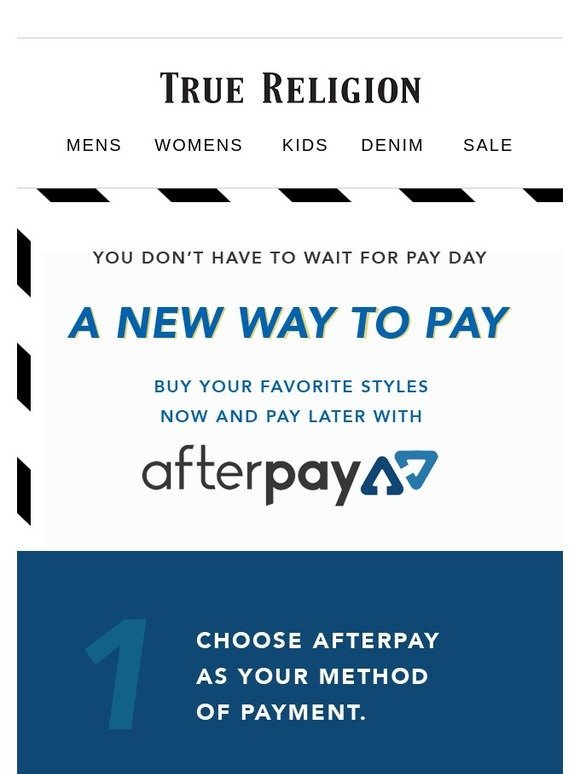 afterpay true religion