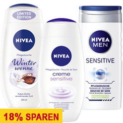 NIVEA Dusche - jetzt 18% sparen!