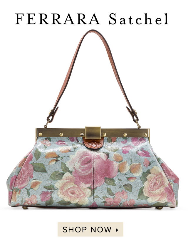 Shop the Ferrara Satchel in Crackled Rose Garden