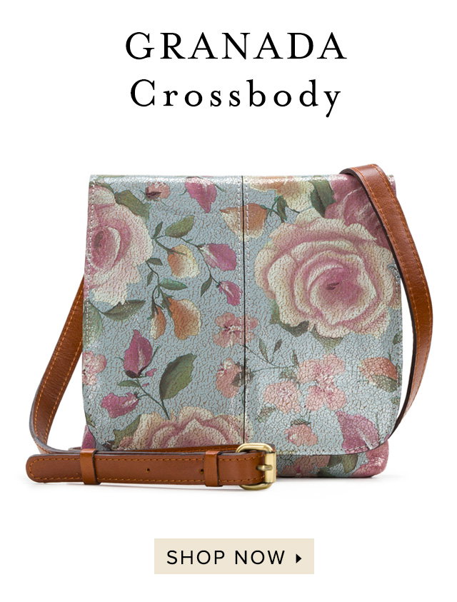 Shop the Granada Crossbody in Crackled Rose Garden