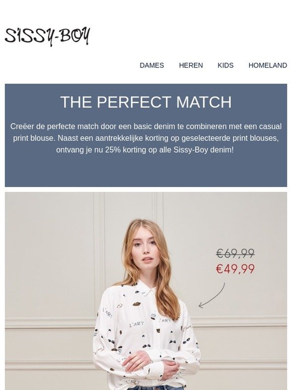 Nu -25% op Sissy-Boy denim!