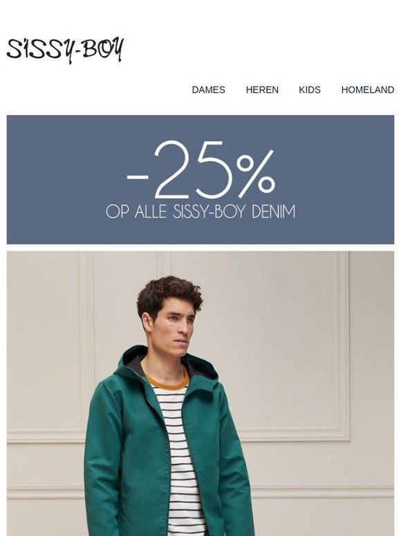 Nu -25% op alle Sissy-Boy denim!