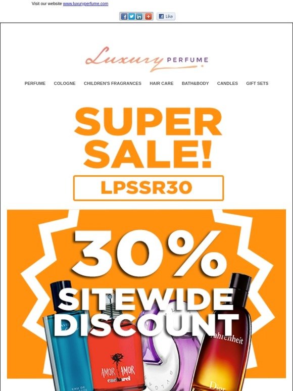 SUPER SALE! 30% OFF | Today Only