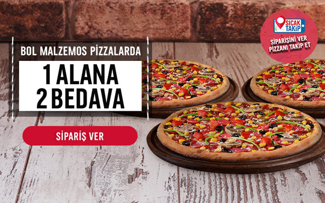 Dominos Cps Bol Malzemos Pizzalarda 1 Alana 2 Bedava Milled