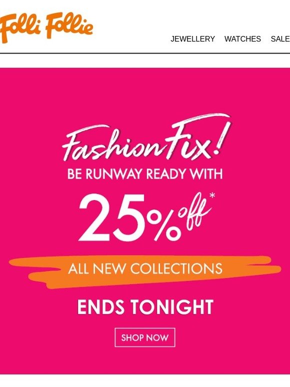 Ends tonight | 25% off everything