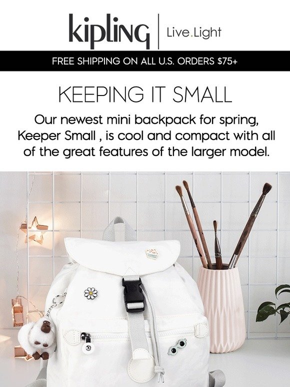 kipling keeper small backpack