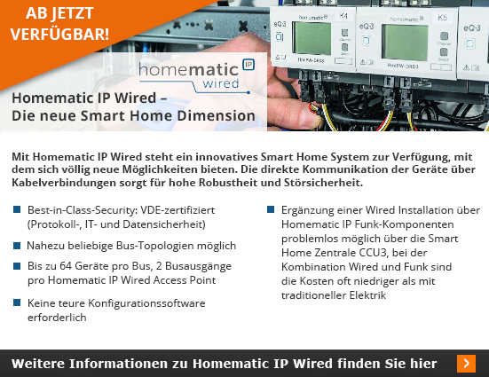 Homematic IP Wired - Die neue Smart Home Dimension