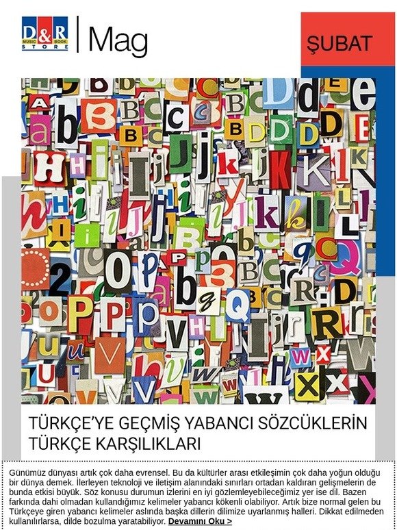 dr.com.tr: Türkçe'ye Geçmiş Yabancı Sözcükler | Milled