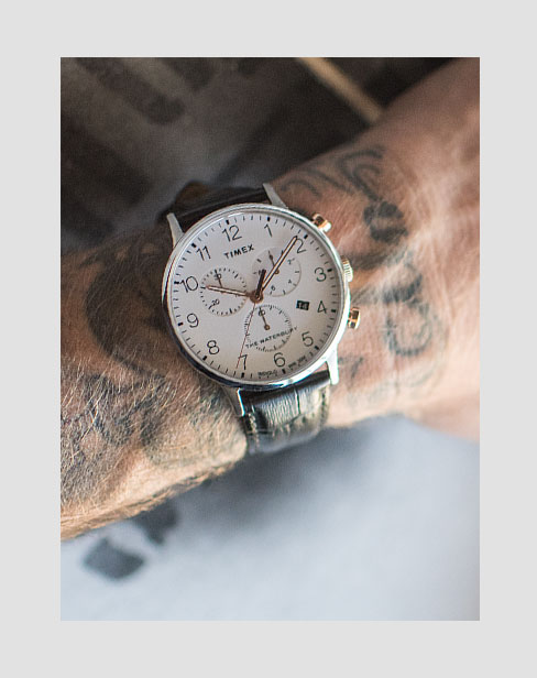 Waterbury Classic Chronograph 40mm Leather Strap Watch. Shop Now »