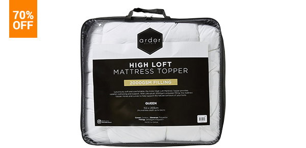 2000GSM Ultra Loft Mattress Topper
