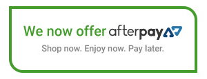 We now offer afterpay. Shop now. Enjoy now. Pay later.