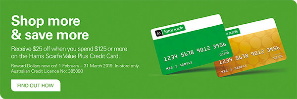 Shop more, save more and be rewarded.