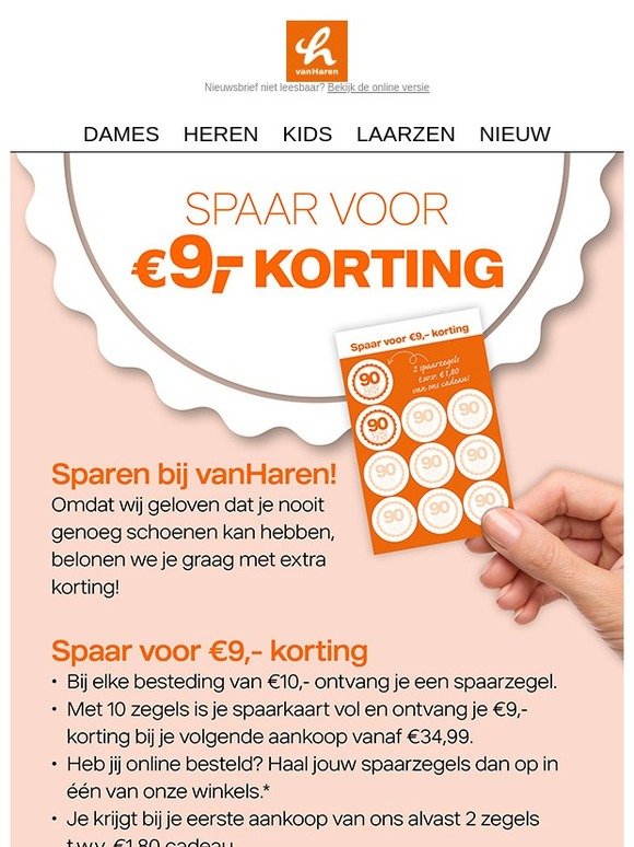 10% vanHaren kortingscode - korting in februari 2022 (België
