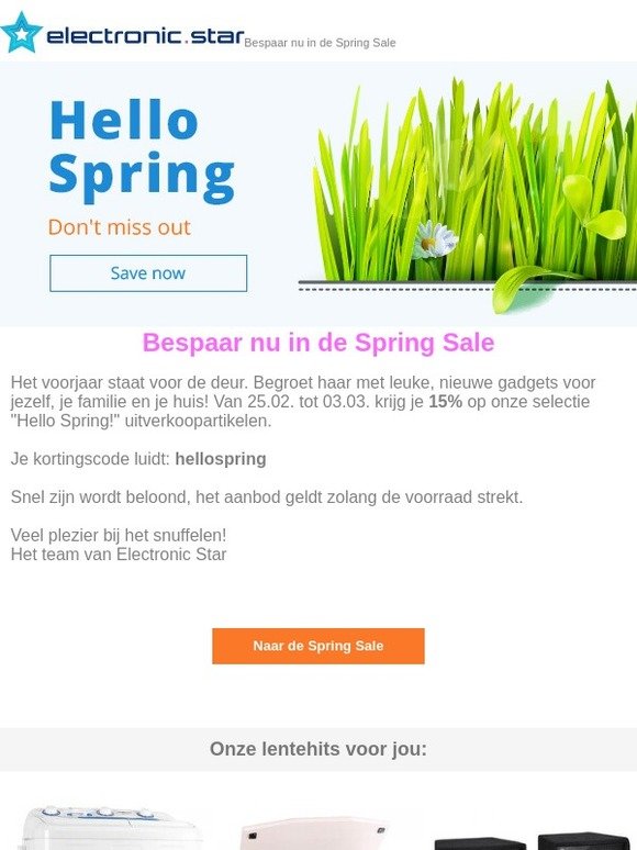 Hello Spring! Hello Sale! 🌞15% 🌞