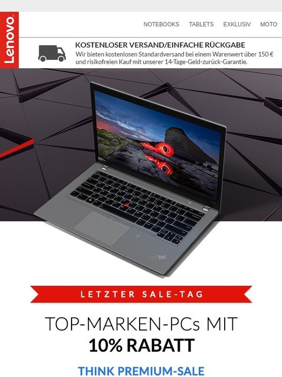 ALLES HAT EIN ENDE… Lassen Sie Ihren THINK PREMIUM-SALE Rabatt nicht verfallen!