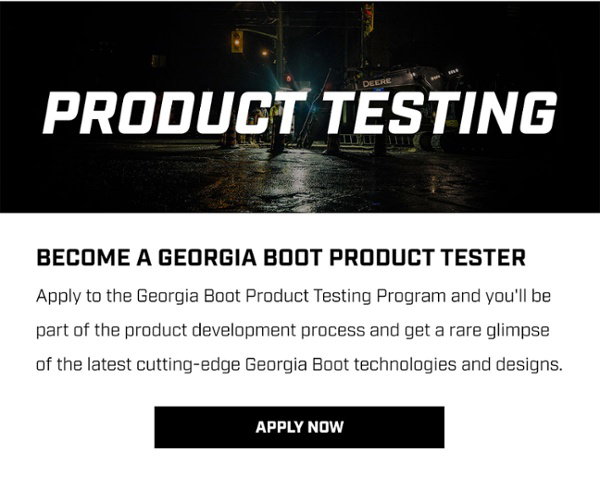 Product Testing | Become A Georgia Boot Product Tester