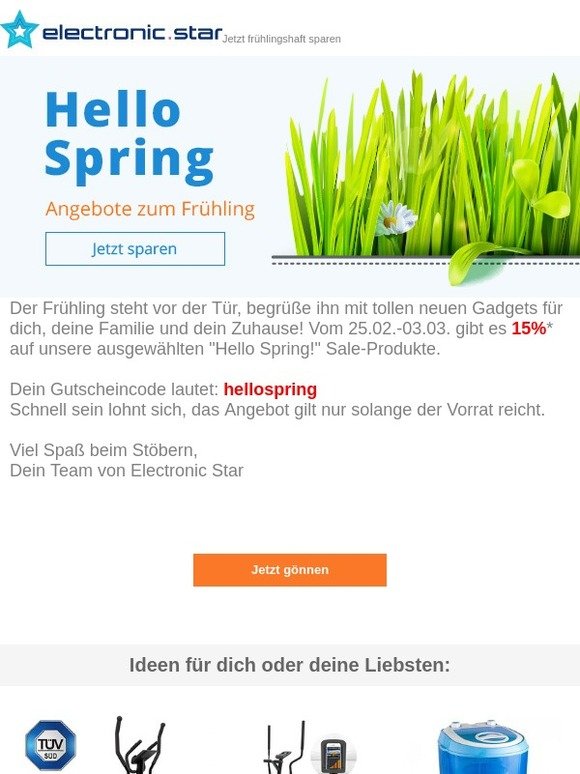 Hello Spring! Hello Sale! - 🌞15%🌞