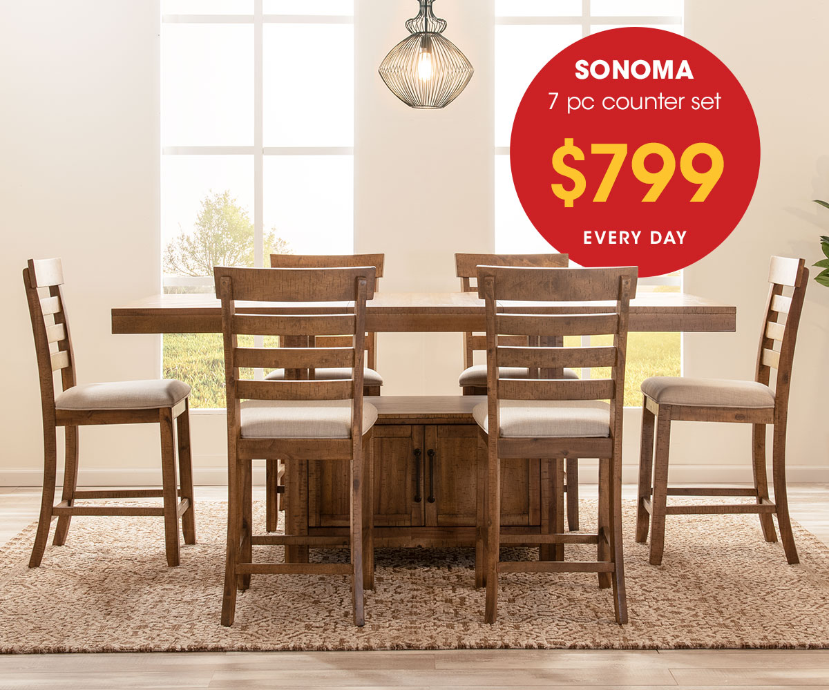 Bob's Discount Furniture: My Sonoma Dining Set is Now Available in a ...