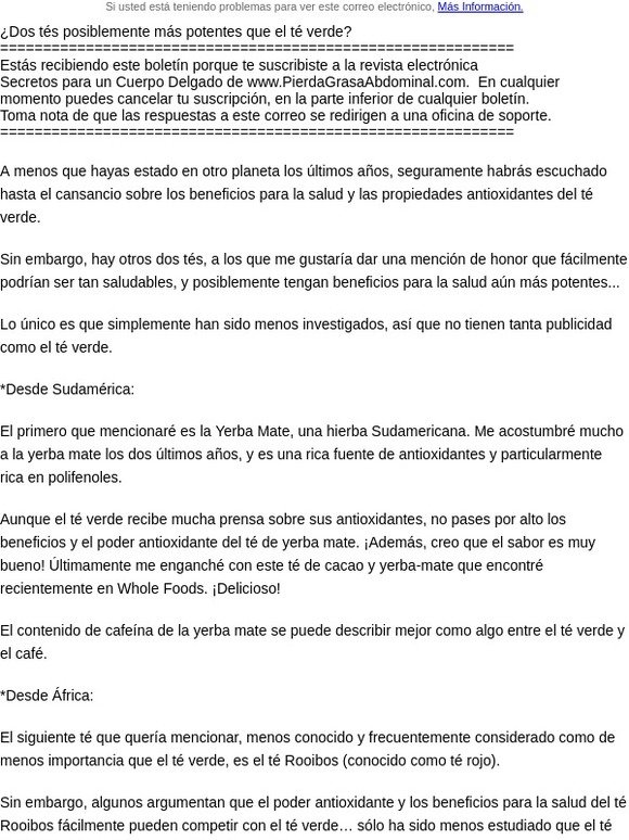¿Dos tés posiblemente más potentes que el té verde?