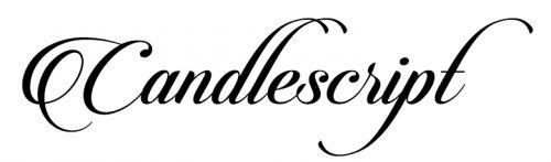 wedding fonts candlescript