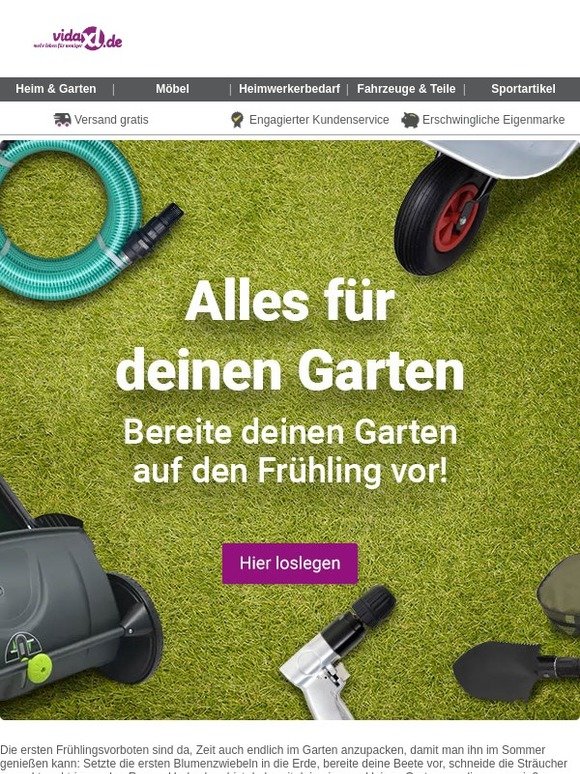Die Gartensaison beginnt!