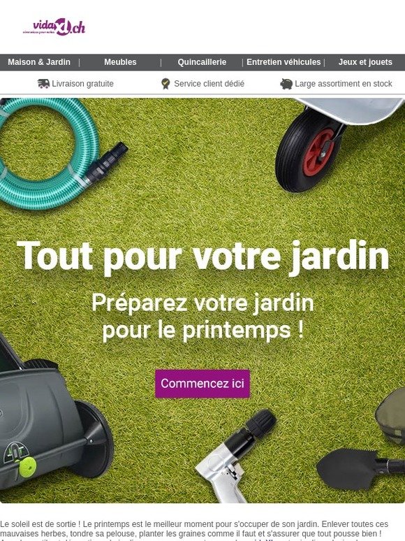 Nouvelle année, nouvelle saison, nouveau jardin !