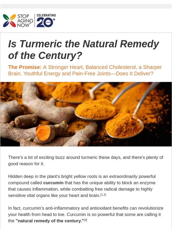 Stop Aging Now Why I've Taken Turmeric and CoQ10 Every Day for Over 10