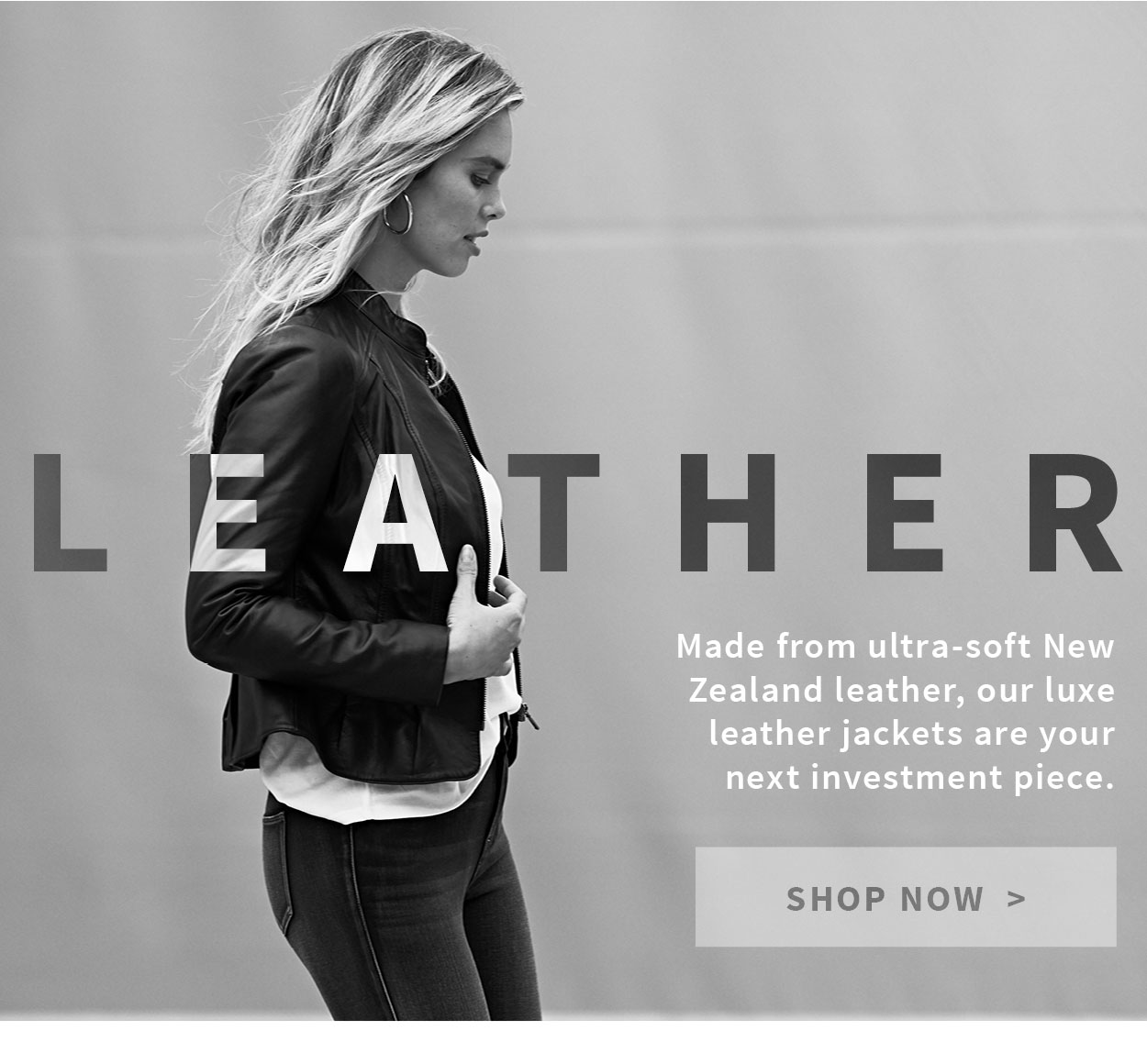 jeans west leather jacket