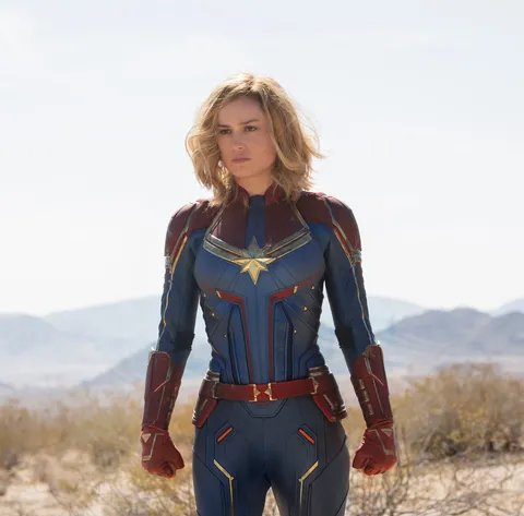 Brie Larson stars as the super-powerful Carol...