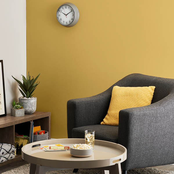 wilko retro yellow paint