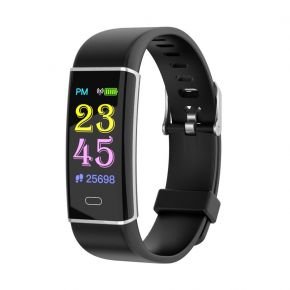 Q02 Color Display Smart Bracelet with Blood Pressure Heart Rate Monitor 