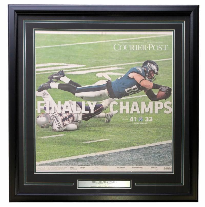 Philadelphia Eagles Super Bowl LII Champions Parade NFL Football Framed and  Matted Photo - Dynasty Sports & Framing