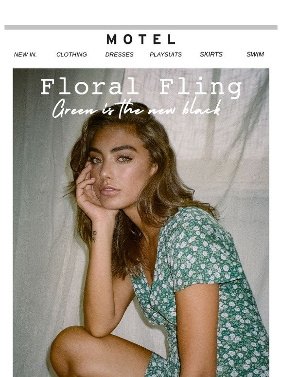 Motel Rocks Floral Fling Our dreamiest print 🌈 Milled