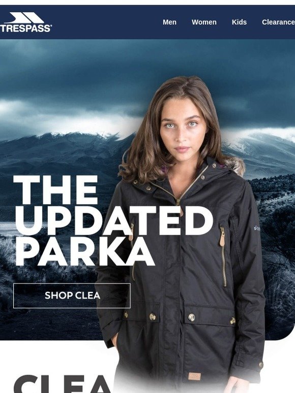 trespass clea parka